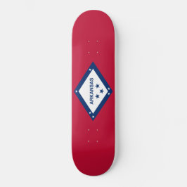 Staatsflagge Arkansas Skateboard