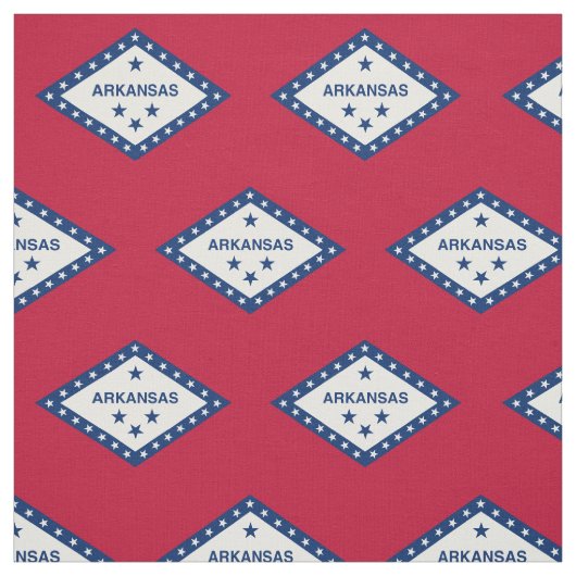 Staatsflagge Arkansas Stoff (Muster)