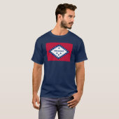 Staatsflagge Arkansas T-Shirt (Vorne ganz)