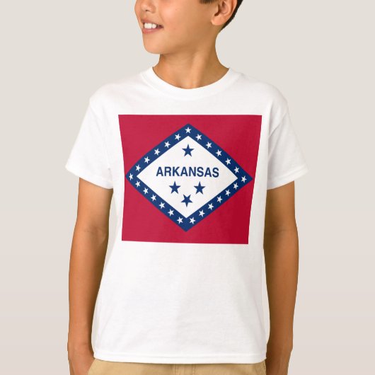 Staatsflagge Arkansas T-Shirt (Vorderseite)