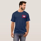 Staatsflagge Arkansas T-Shirt (Vorne ganz)
