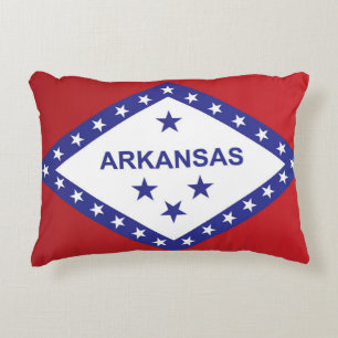 Staatsflagge Arkansas, USA Dekokissen