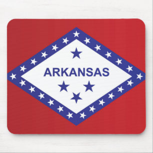 Staatsflagge Arkansas, USA Mousepad