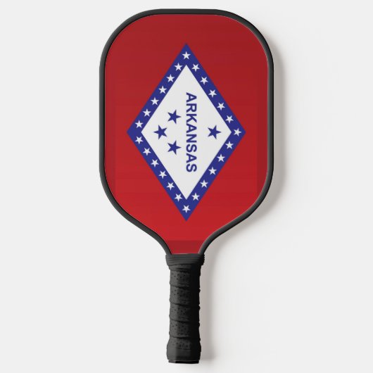 Staatsflagge Arkansas, USA Pickleball Schläger (Rückseite)