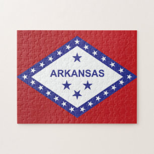 Staatsflagge Arkansas, USA Puzzle