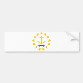 Staatsflagge auf der Insel Rhode Autoaufkleber