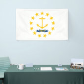 Staatsflagge auf der Insel Rhode Banner (Messeveranstaltung)