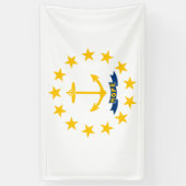 Staatsflagge auf der Insel Rhode Banner (Vertikal)