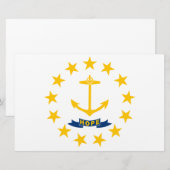 Staatsflagge auf der Insel Rhode Briefpapier (Vorne/Hinten)