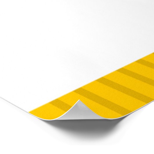 Staatsflagge auf der Insel Rhode Poster (Ecke)