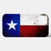 Staatsflagge Black Grunge Texas Case-Mate iPhone Hülle (Rückseite (Horizontal))