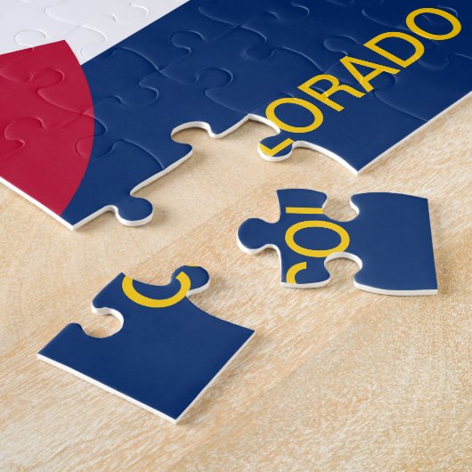 Staatsflagge Colorado 8x10 Puzzle (Seite)