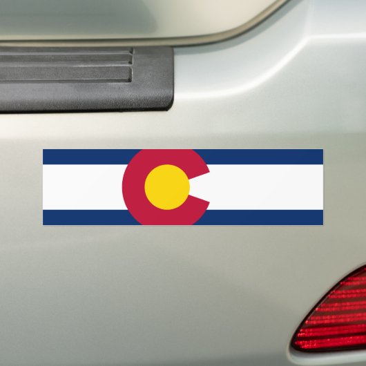 Staatsflagge Colorado Autoaufkleber (Auf Auto)