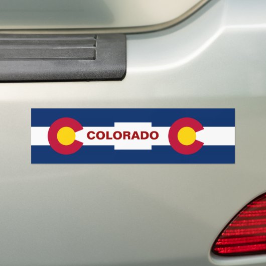 Staatsflagge Colorado Autoaufkleber (Auf Auto)
