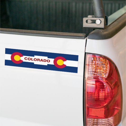 Staatsflagge Colorado Autoaufkleber (Auf Lkw)