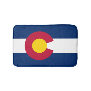 Staatsflagge Colorado Badematte