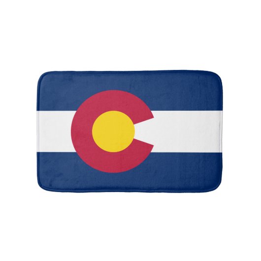 Staatsflagge Colorado Badematte (Vorderseite)
