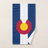 Staatsflagge Colorado Badhandtuch Set (Handtuch)
