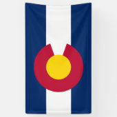 Staatsflagge Colorado Banner (Vertikal)