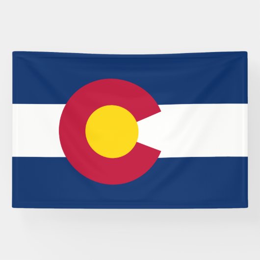 Staatsflagge Colorado Banner (Horizontal)
