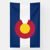 Staatsflagge Colorado Banner (Vertikal)