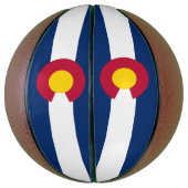 Staatsflagge Colorado Basketball (Vertikal)