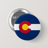 Staatsflagge Colorado Button (Vorne & Hinten)
