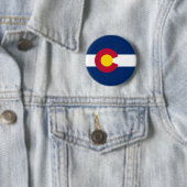 Staatsflagge Colorado Button (Beispiel)