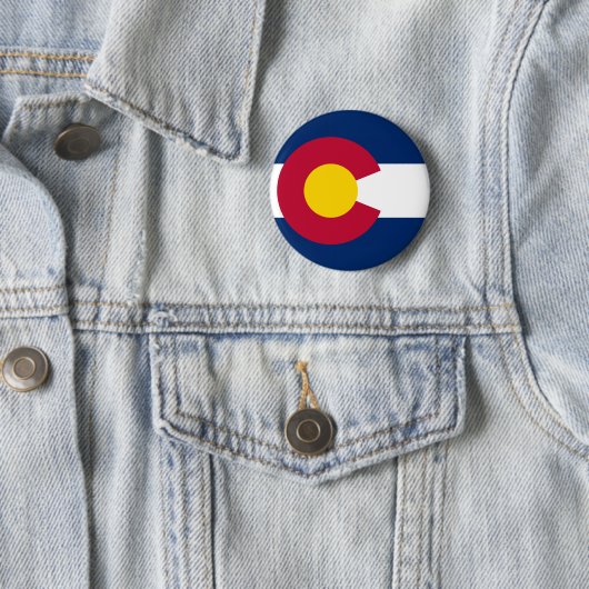 Staatsflagge Colorado Button (Beispiel)