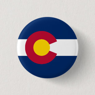 Staatsflagge Colorado Button