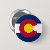 Staatsflagge Colorado Button (Vorne & Hinten)