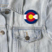 Staatsflagge Colorado Button (Beispiel)