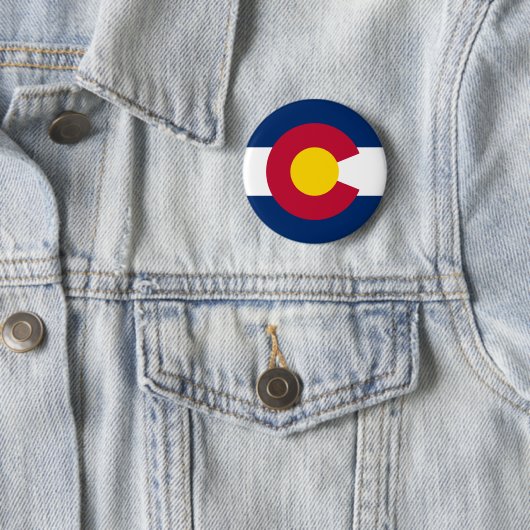 Staatsflagge Colorado Button (Beispiel)