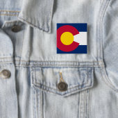 Staatsflagge Colorado Button (Beispiel)
