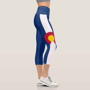 Staatsflagge Colorado Capri Leggings