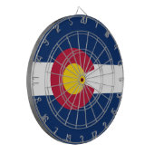 Staatsflagge Colorado Dartscheibe (Vorderseite Links)