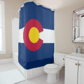 Staatsflagge Colorado Duschvorhang (Beispiel)