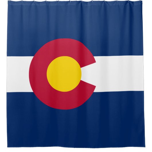Staatsflagge Colorado Duschvorhang (Vorderseite)