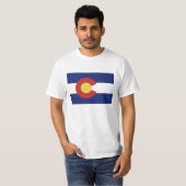 Staatsflagge Colorado für Shirts (Vorne ganz)