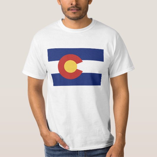 Staatsflagge Colorado für Shirts (Vorderseite)