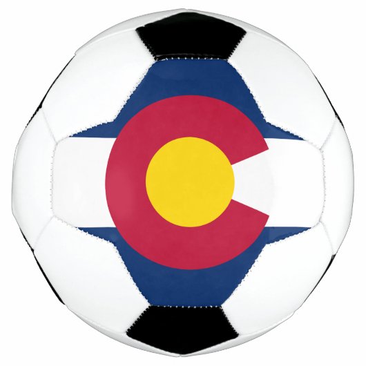 Staatsflagge Colorado Fußball (Vorderseite)