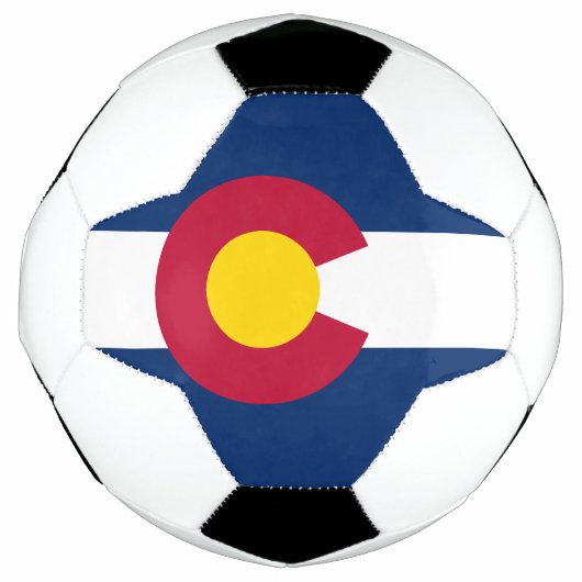 Staatsflagge Colorado Fußball (Vorderseite)