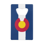 Staatsflagge Colorado Geldbeutel Flaschenöffner (Rückseite)