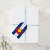 Staatsflagge Colorado Geschenkanhänger (Mit Garn)