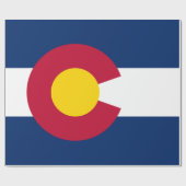 Staatsflagge Colorado Geschenkpapier (Flach)