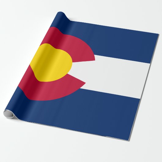 Staatsflagge Colorado Geschenkpapier (Ungerollt)