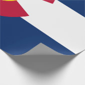 Staatsflagge Colorado Geschenkpapier (Ecke)