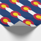 Staatsflagge Colorado Geschenkpapier (Ecke)
