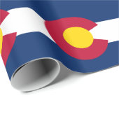 Staatsflagge Colorado Geschenkpapier (Rolleneckpunkt)