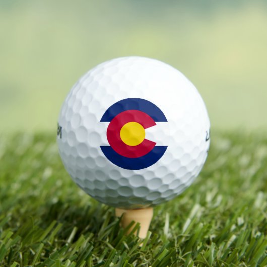 Staatsflagge Colorado Golfball (Insitu T-Shirt)